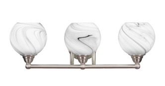 Toltec Lighting - 3423-BN-4109 - Three Light Bath Bar - Paramount - Brushed Nickel