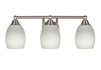 Toltec Lighting - 3423-BN-615 - Three Light Bath Bar - Paramount - Brushed Nickel