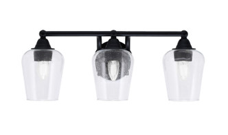 Toltec Lighting - 3423-MB-210 - Three Light Bath Bar - Paramount - Matte Black
