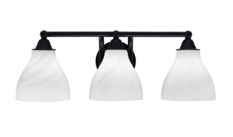 Toltec Lighting - 3423-MB-4761 - Three Light Bath Bar - Paramount - Matte Black