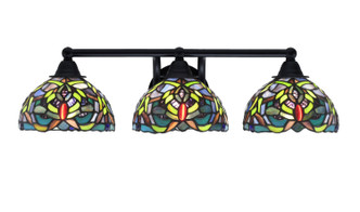 Toltec Lighting - 3423-MB-9905 - Three Light Bath Bar - Paramount - Matte Black
