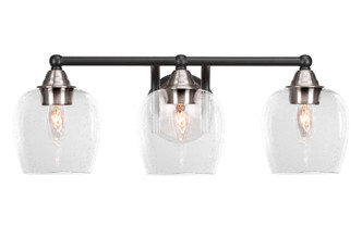 Toltec Lighting - 3423-MBBN-4810 - Three Light Bath Bar - Paramount - Matte Black & Brushed Nickel