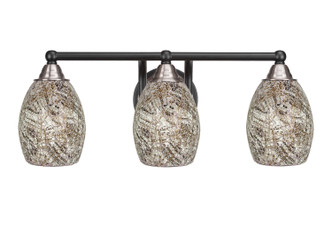 Toltec Lighting - 3423-MBBN-5054 - Three Light Bath Bar - Paramount - Matte Black & Brushed Nickel