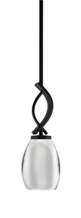 Toltec Lighting - 3901-MB-426-CH - One Light Mini Pendant - Cavella - Matte Black