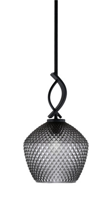 Toltec Lighting - 3901-MB-4922 - One Light Mini Pendant - Cavella - Matte Black