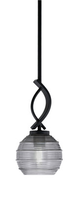 Toltec Lighting - 3901-MB-5112 - One Light Mini Pendant - Cavella - Matte Black