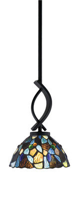 Toltec Lighting - 3901-MB-9955 - One Light Mini Pendant - Cavella - Matte Black
