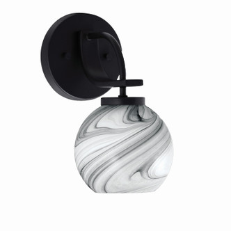 Toltec Lighting - 3911-MB-4109 - One Light Wall Sconce - Cavella - Matte Black