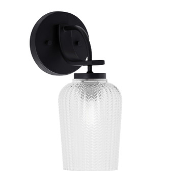 Toltec Lighting - 3911-MB-4250 - One Light Wall Sconce - Cavella - Matte Black