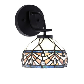 Toltec Lighting - 3911-MB-9485 - One Light Wall Sconce - Cavella - Matte Black