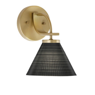 Toltec Lighting - 3911-NAB-4059 - One Light Wall Sconce - Cavella - New Age Brass