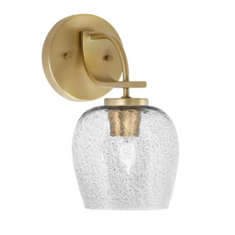 Toltec Lighting - 3911-NAB-4812 - One Light Wall Sconce - Cavella - New Age Brass