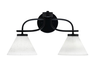 Toltec Lighting - 3912-MB-312 - Two Light Bath Bar - Cavella - Matte Black
