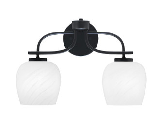 Toltec Lighting - 3912-MB-4811 - Two Light Bath Bar - Cavella - Matte Black