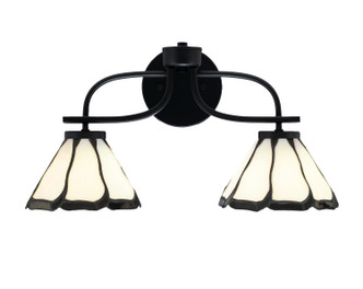 Toltec Lighting - 3912-MB-9125 - Two Light Bath Bar - Cavella - Matte Black