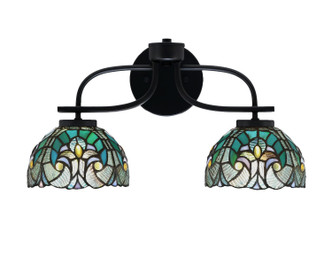 Toltec Lighting - 3912-MB-9925 - Two Light Bath Bar - Cavella - Matte Black