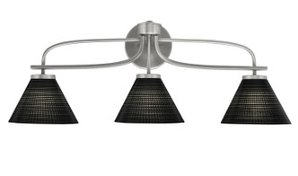 Toltec Lighting - 3913-GP-4059 - Three Light Bath Bar - Cavella - Graphite