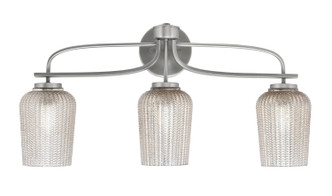 Toltec Lighting - 3913-GP-4253 - Three Light Bath Bar - Cavella - Graphite