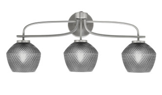 Toltec Lighting - 3913-GP-4622 - Three Light Bath Bar - Cavella - Graphite