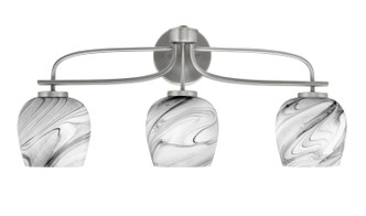 Toltec Lighting - 3913-GP-4819 - Three Light Bath Bar - Cavella - Graphite