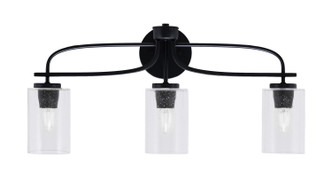 Toltec Lighting - 3913-MB-300 - Three Light Bath Bar - Cavella - Matte Black
