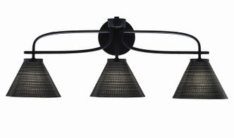 Toltec Lighting - 3913-MB-4059 - Three Light Bath Bar - Cavella - Matte Black