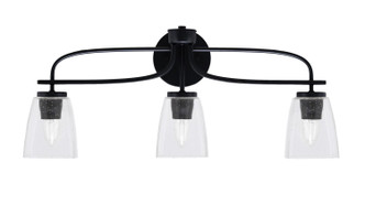 Toltec Lighting - 3913-MB-461 - Three Light Bath Bar - Cavella - Matte Black
