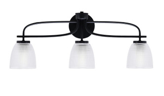 Toltec Lighting - 3913-MB-500 - Three Light Bath Bar - Cavella - Matte Black