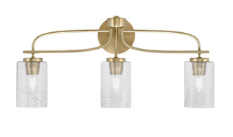 Toltec Lighting - 3913-NAB-3002 - Three Light Bath Bar - Cavella - New Age Brass