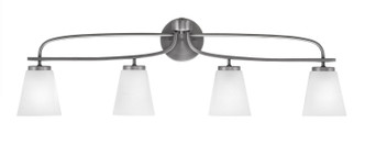 Toltec Lighting - 3914-GP-460 - Four Light Bath Bar - Cavella - Graphite