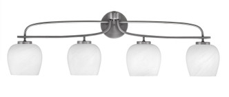 Toltec Lighting - 3914-GP-4811 - Four Light Bath Bar - Cavella - Graphite