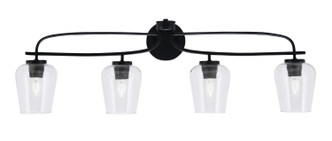Toltec Lighting - 3914-MB-210 - Four Light Bath Bar - Cavella - Matte Black