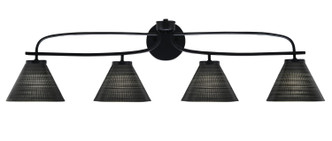 Toltec Lighting - 3914-MB-4059 - Four Light Bath Bar - Cavella - Matte Black