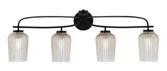 Toltec Lighting - 3914-MB-4253 - Four Light Bath Bar - Cavella - Matte Black