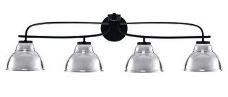 Toltec Lighting - 3914-MB-427-CH - Four Light Bath Bar - Cavella - Matte Black