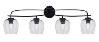 Toltec Lighting - 3914-MB-4812 - Four Light Bath Bar - Cavella - Matte Black