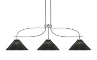 Toltec Lighting - 3936-GP-4009 - Three Light Island Pendant - Cavella - Graphite