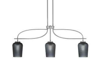 Toltec Lighting - 3936-GP-4252 - Three Light Island Pendant - Cavella - Graphite
