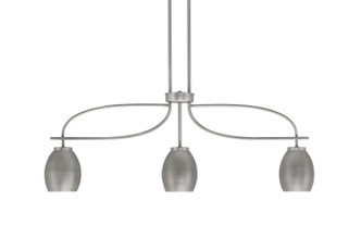 Toltec Lighting - 3936-GP-426-GP - Three Light Island Pendant - Cavella - Graphite