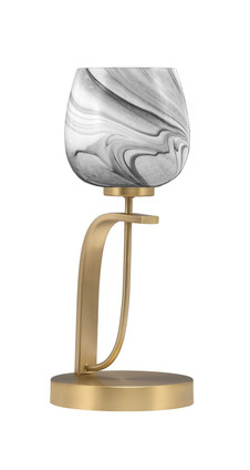 Toltec Lighting - 39-NAB-4819 - One Light Table Lamp - Cavella - New Age Brass