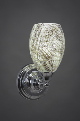 Toltec Lighting - 40-CH-5054 - One Light Wall Sconce - Any - Chrome