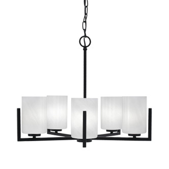 Toltec Lighting - 4505-MB-3001 - Five Light Chandelier - Atlas - Matte Black