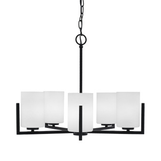 Toltec Lighting - 4505-MB-310 - Five Light Chandelier - Atlas - Matte Black