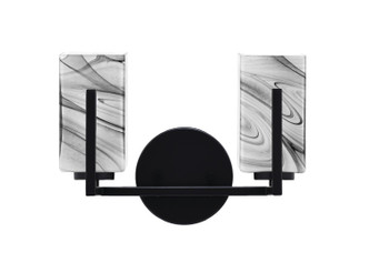 Toltec Lighting - 4512-MB-549 - Two Light Bath Bar - Atlas - Matte Black