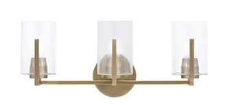 Toltec Lighting - 4513-NAB-300 - Three Light Bath Bar - Atlas - New Age Brass