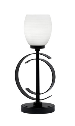 Toltec Lighting - 56-MB-615 - One Light Accent Lamp - Accent Lamps - Matte Black