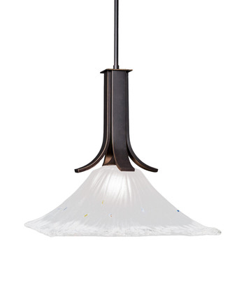 Toltec Lighting - 570-DG-661 - One Light Pendant - Apollo - Dark Granite