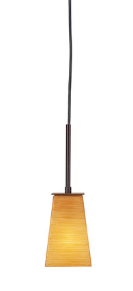 Toltec Lighting - 572-DG-670 - One Light Mini Pendant - Apollo - Dark Granite