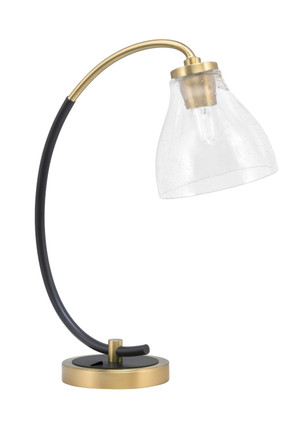 Toltec Lighting - 57-MBNAB-4760 - One Light Desk Lamp - Desk Lamps - Matte Black & New Age Brass