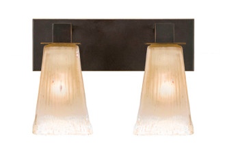 Toltec Lighting - 582-DG-630 - Two Light Bath Bar - Apollo - Dark Granite